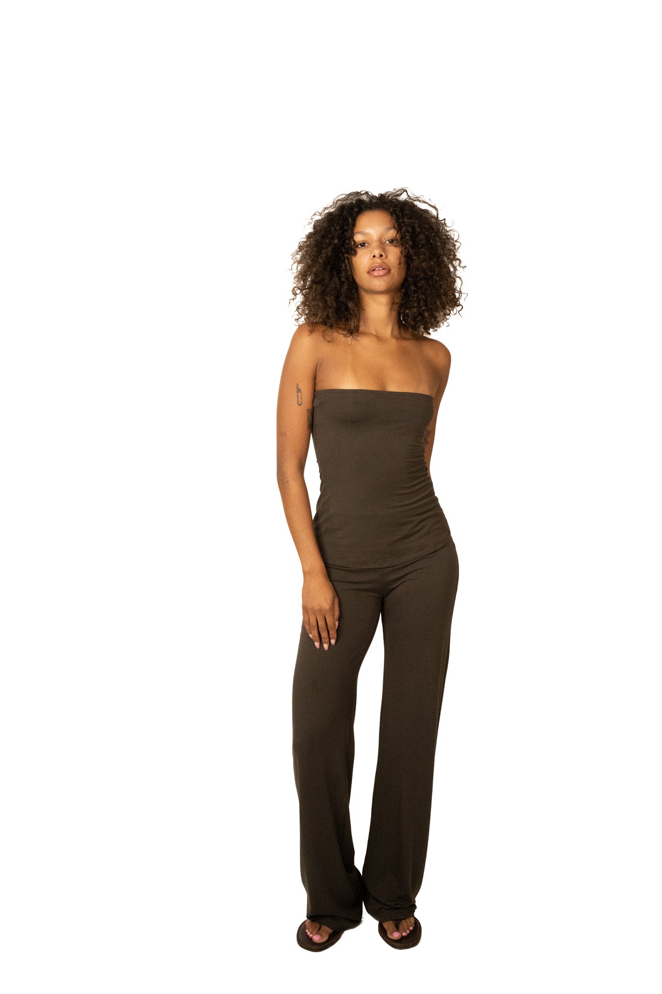 The bamboo pants - brown