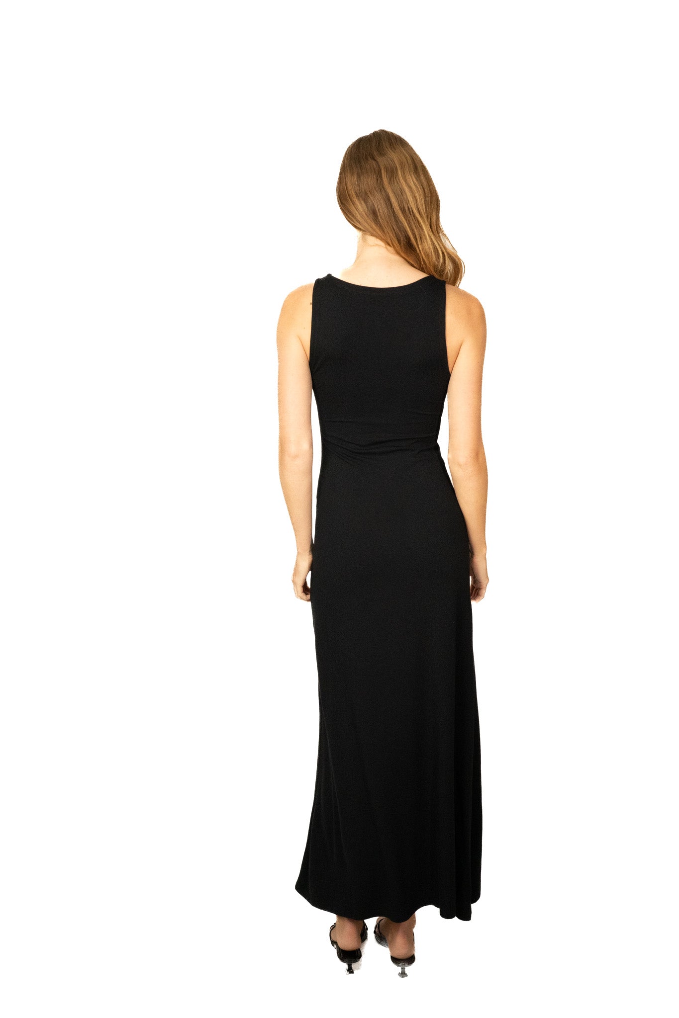 The bamboo maxi dress - black