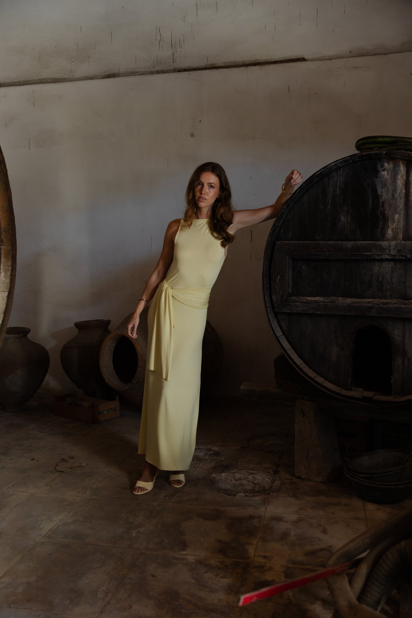 The bamboo maxi dress - butter yellow