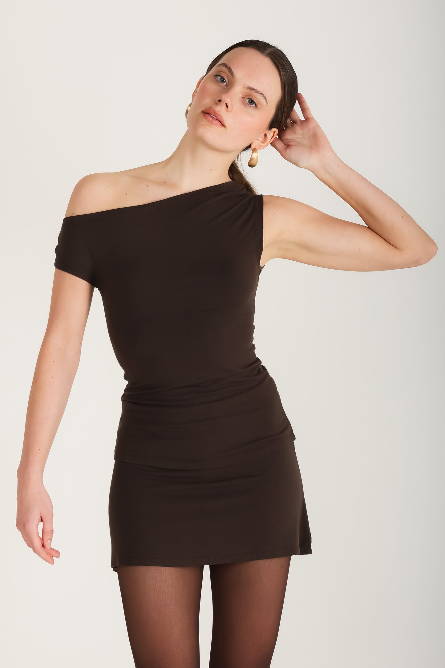 The Bamboo Midi Off Shoulder Top