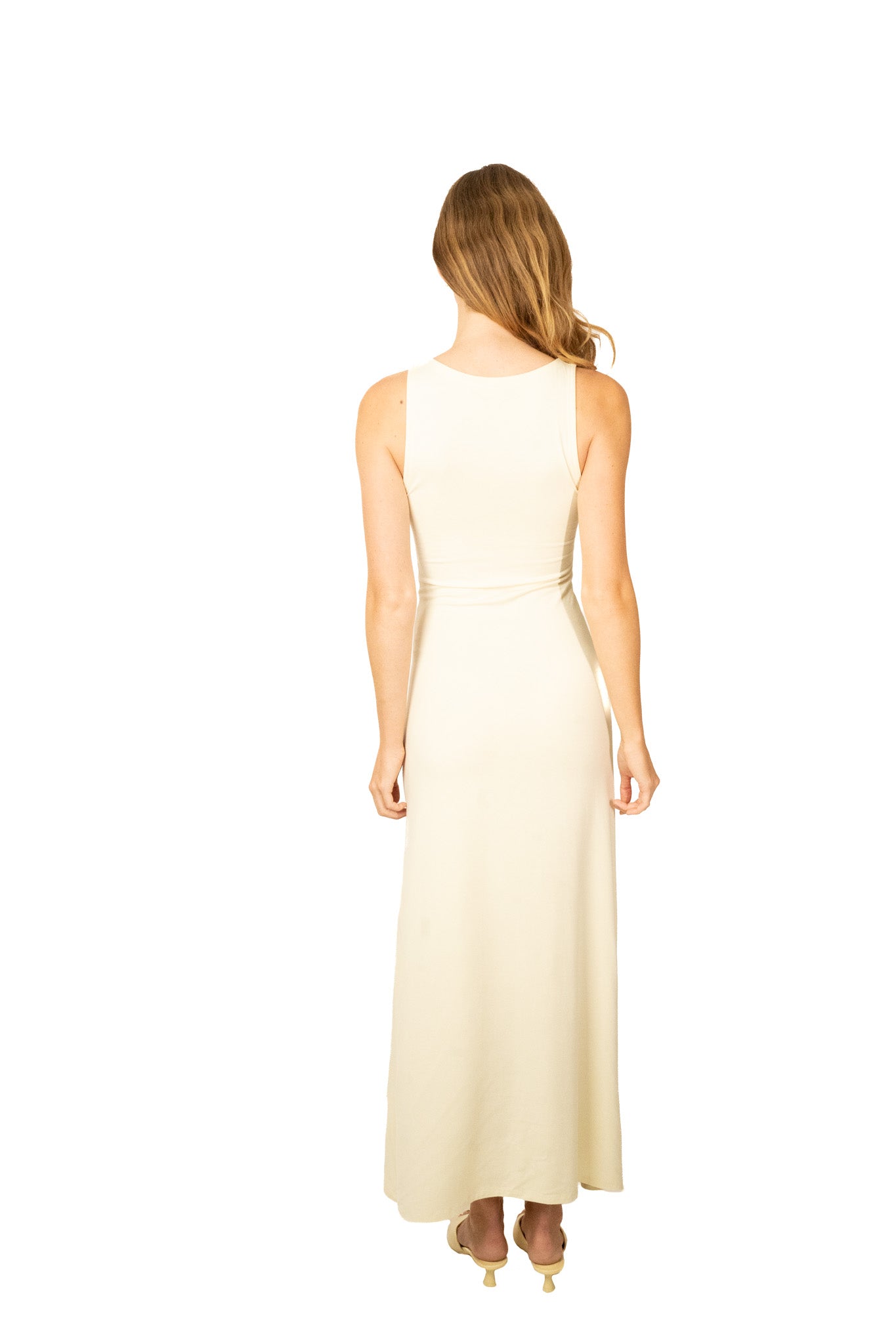 The bamboo maxi dress - butter yellow