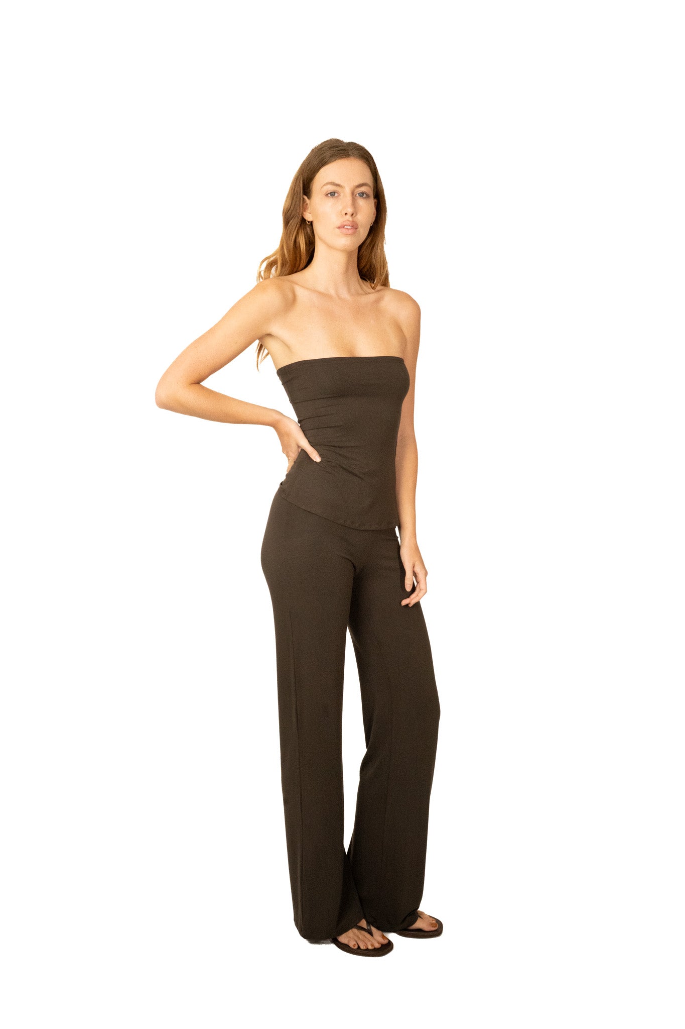 The bamboo pants - brown