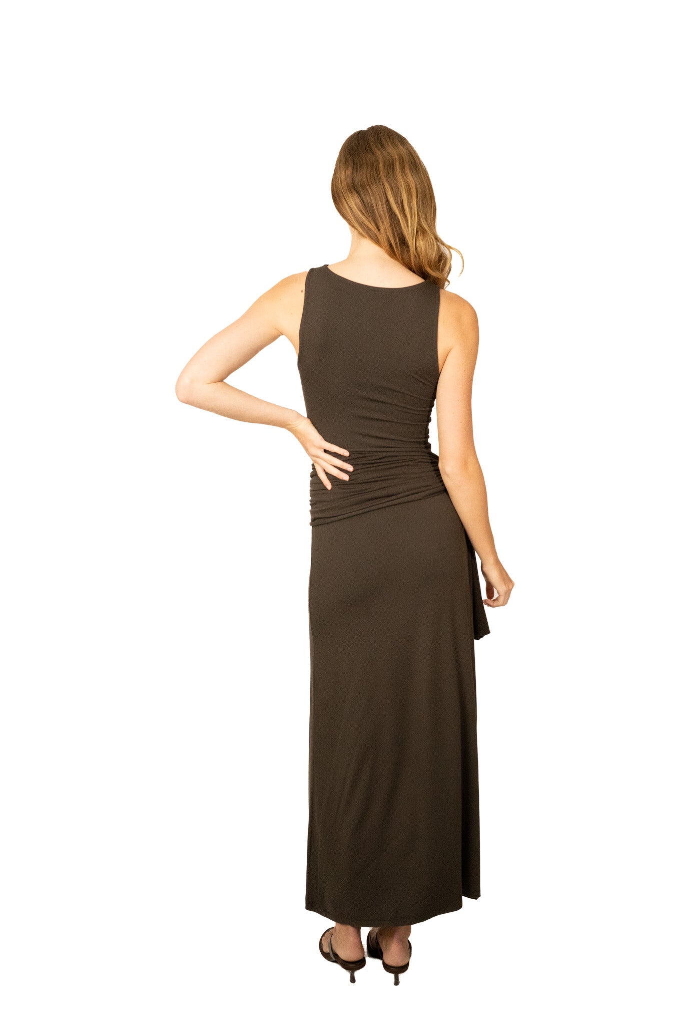The bamboo maxi dress - brown