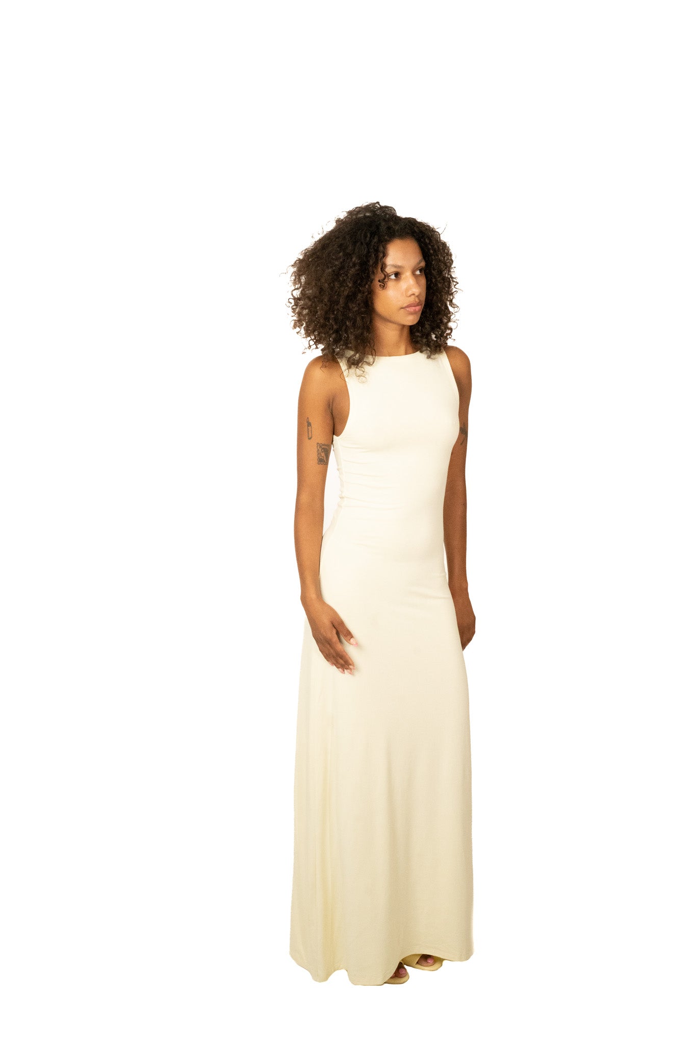 The bamboo maxi dress - butter yellow