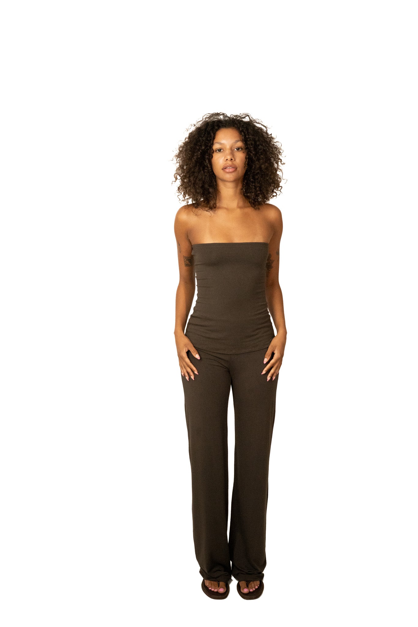 The bamboo pants - brown