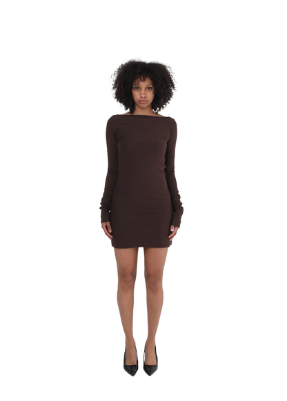 THE IT DRESS - BROWN