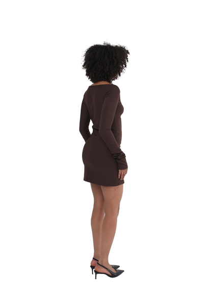 THE IT DRESS - BROWN