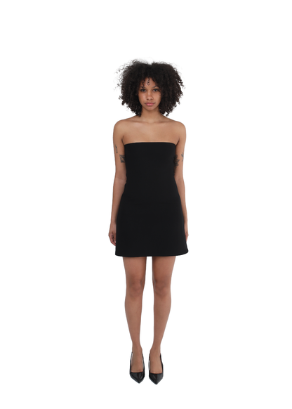 THE STRAPLESS DRESS - BLACK