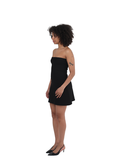 THE STRAPLESS DRESS - BLACK