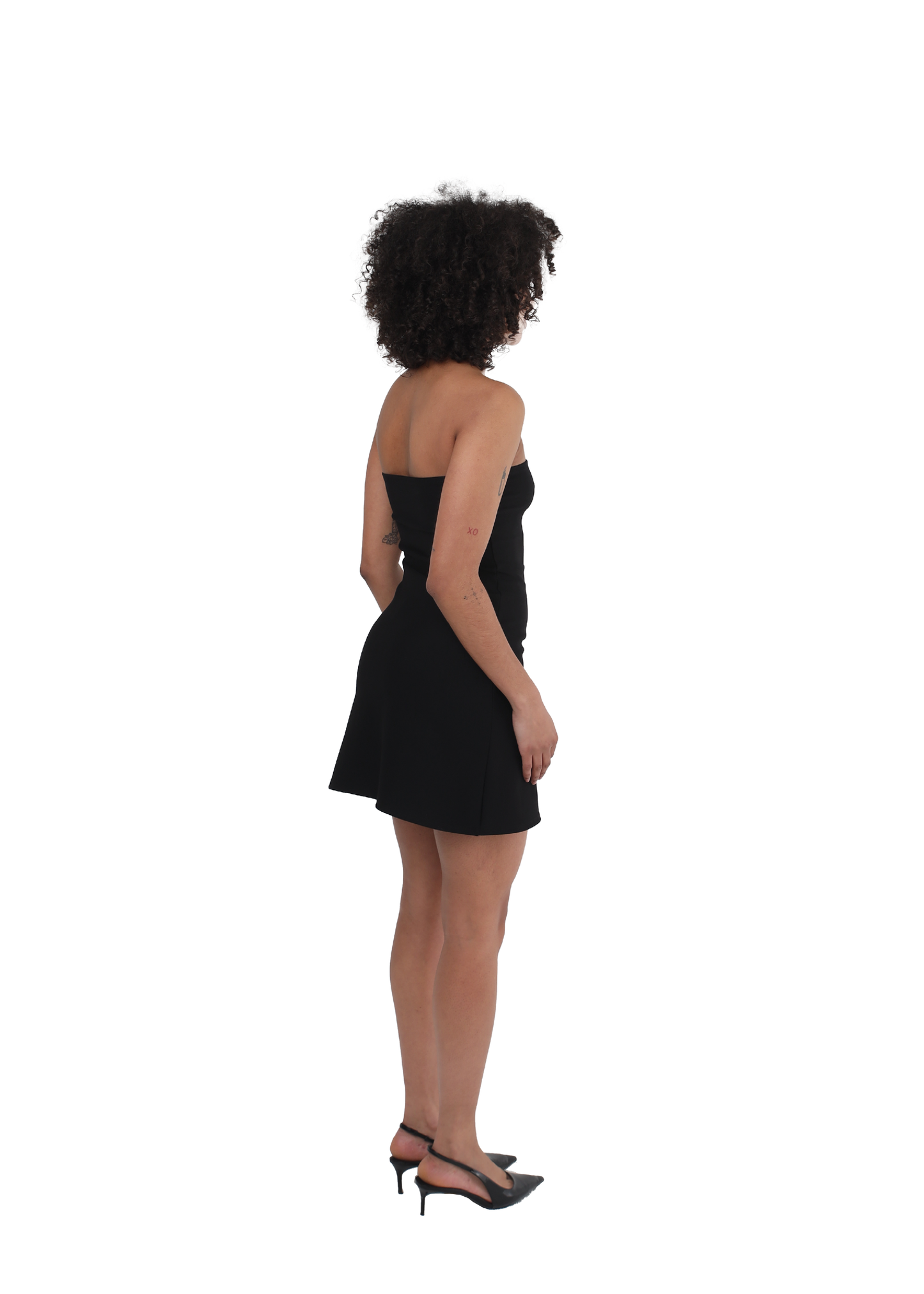 THE STRAPLESS DRESS - BLACK