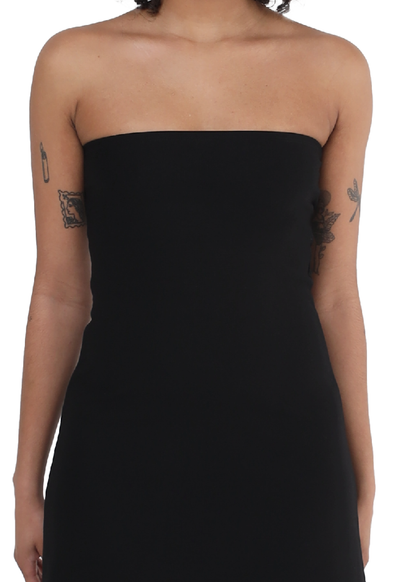 THE STRAPLESS DRESS - BLACK