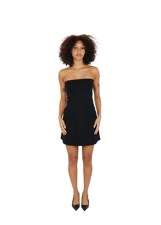 THE STRAPLESS DRESS - BLACK