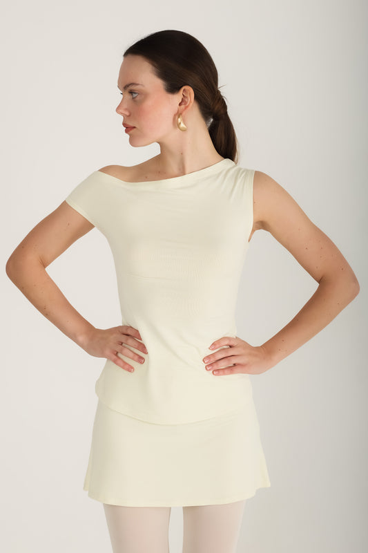 The Bamboo Midi Off Shoulder Top